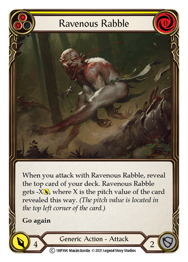 Ravenous Rabble (Yellow) [1HP394] (History Pack 1)