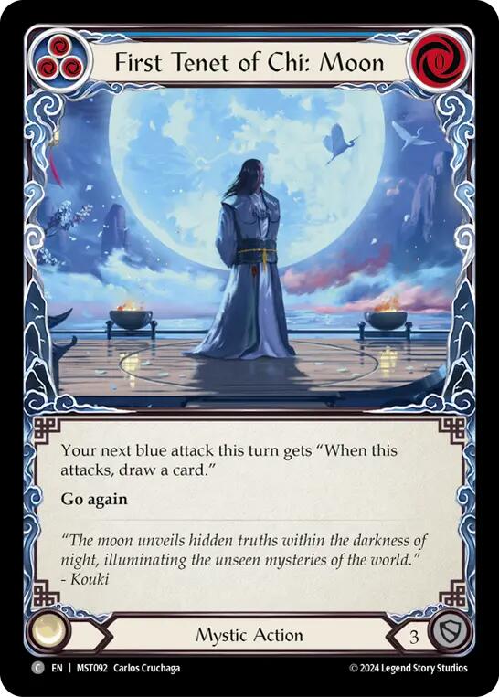 First Tenet of Chi: Moon [MST092] (Part the Mistveil)  Rainbow Foil