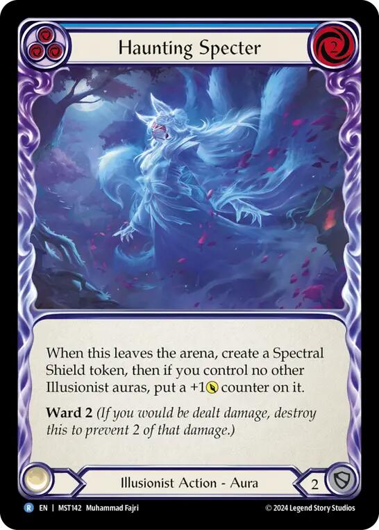 Haunting Specter (Blue) [MST142] (Part the Mistveil)