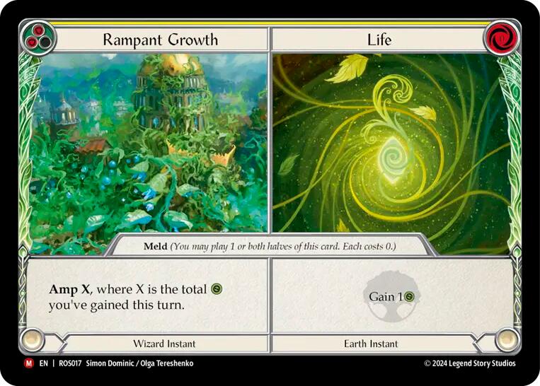 Rampant Growth // Life [ROS017] (Rosetta)  Rainbow Foil