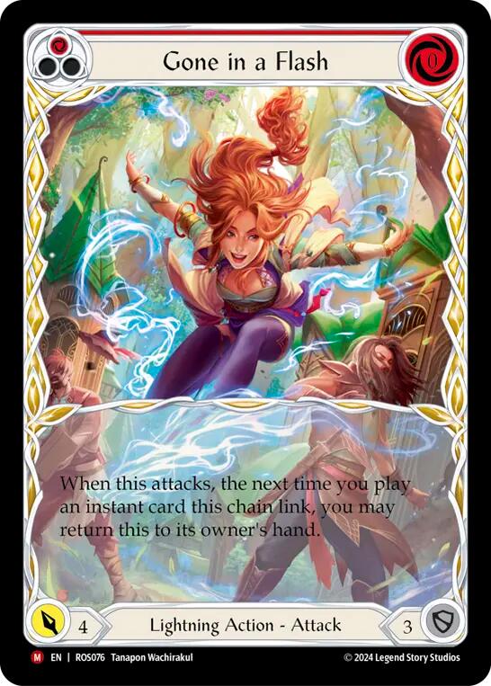 Gone in a Flash (Extended Art) [ROS076] (Rosetta)  Rainbow Foil