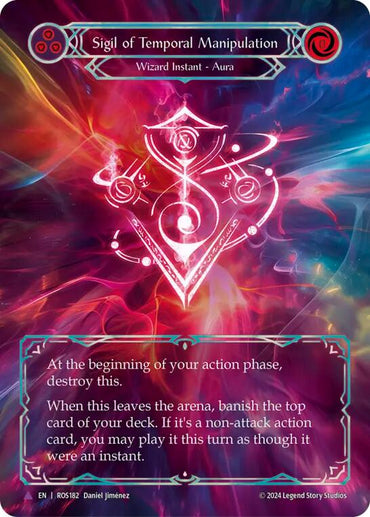 Sigil of Temporal Manipulation (Marvel) [ROS182] (Rosetta)  Cold Foil