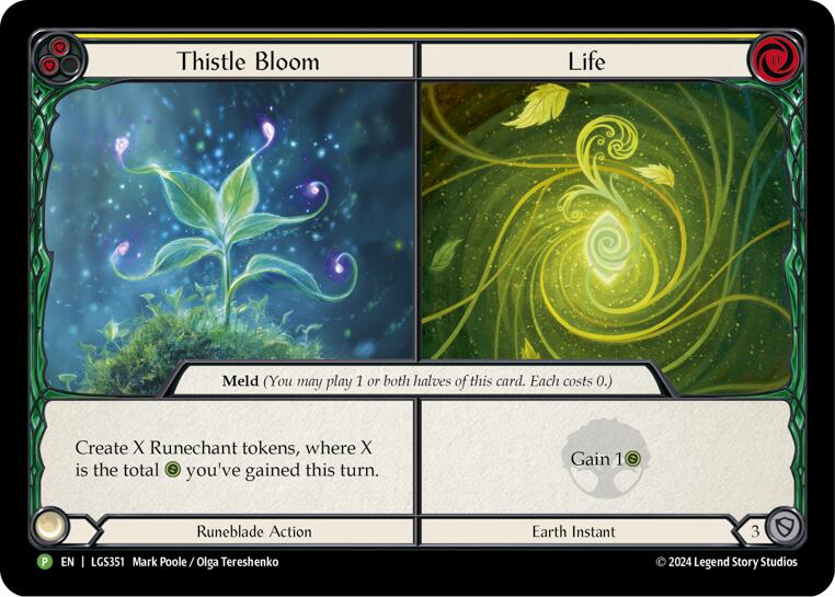 Thistle Bloom // Life [LGS351] (Promo)  Cold Foil