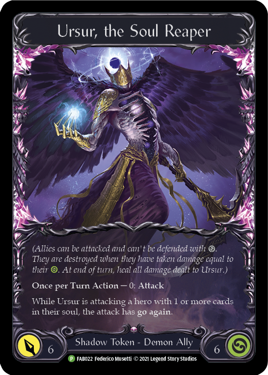 Ursur, the Soul Reaper [FAB022] (Promo)  Cold Foil