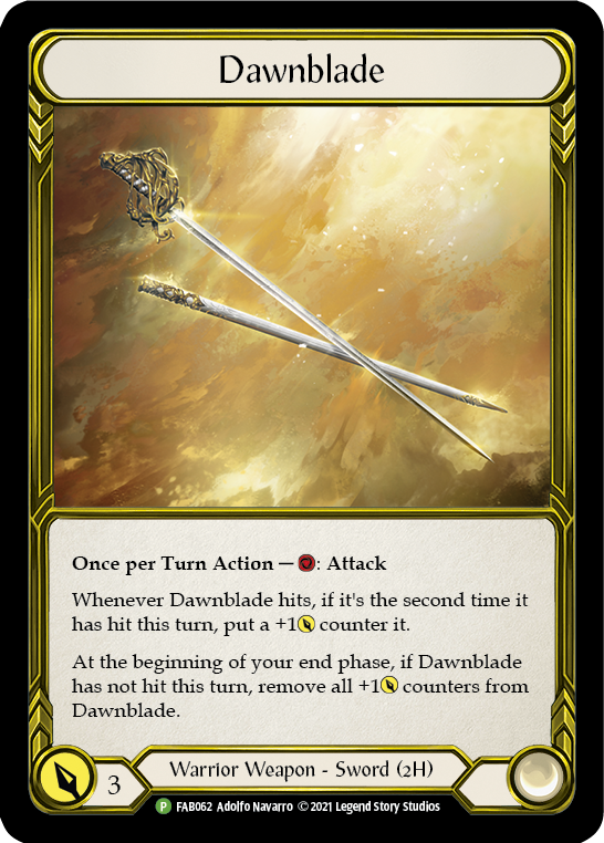 Dawnblade (Golden) [FAB062] (Promo)  Cold Foil