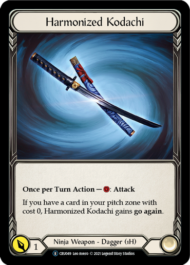 Harmonized Kodachi [U-CRU049] (Crucible of War Unlimited)  Unlimited Rainbow Foil