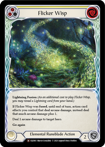 Flicker Wisp [U-ELE065] (Tales of Aria Unlimited)  Unlimited Rainbow Foil