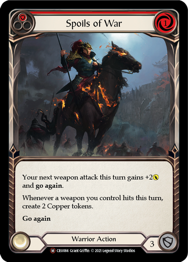 Spoils of War [U-CRU084] (Crucible of War Unlimited)  Unlimited Rainbow Foil