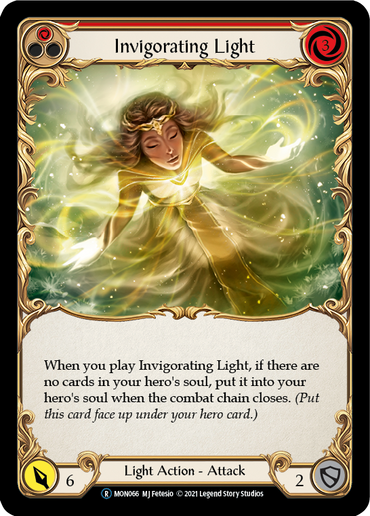 Invigorating Light (Red) [U-MON066-RF] (Monarch Unlimited)  Unlimited Rainbow Foil