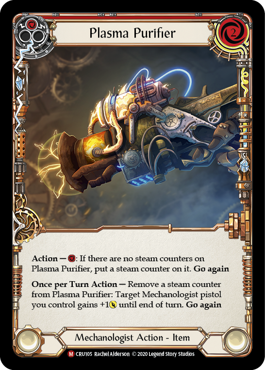 Plasma Purifier [CRU105] (Crucible of War)  1st Edition Rainbow Foil