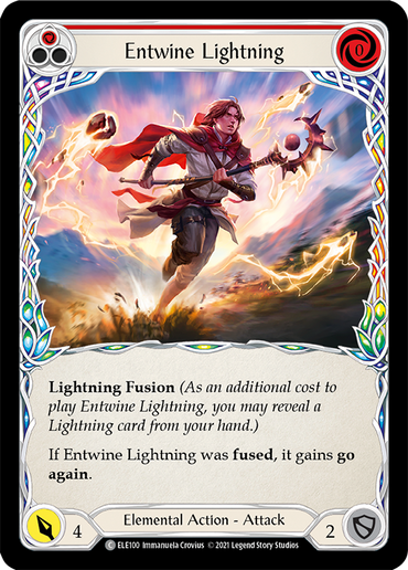 Entwine Lightning (Red) [ELE100] (Tales of Aria)  1st Edition Normal