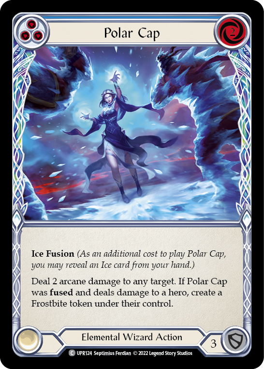 Polar Cap (Blue) [UPR124] (Uprising)  Rainbow Foil