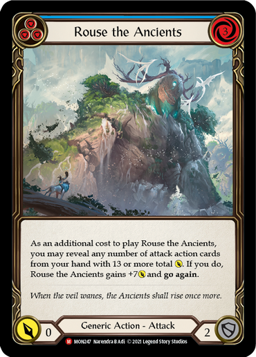 Rouse the Ancients [MON247-RF] (Monarch)  1st Edition Rainbow Foil