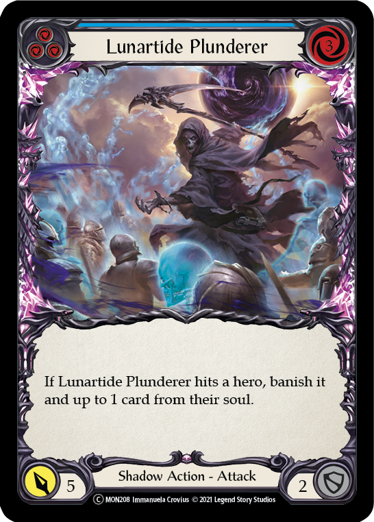 Lunartide Plunderer (Blue) [U-MON208] (Monarch Unlimited)  Unlimited Normal